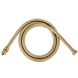 Product Cut out image of the JTP Vos Brushed Brass 1500mm Metal Shower Hose